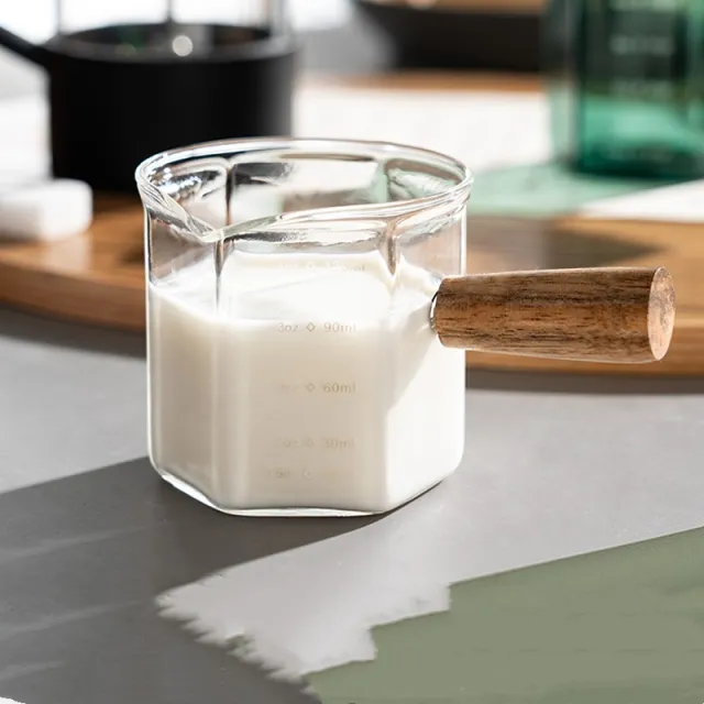 Glass Measuring Scale Coffee Measuring Cup White - Shop at LoveMi
