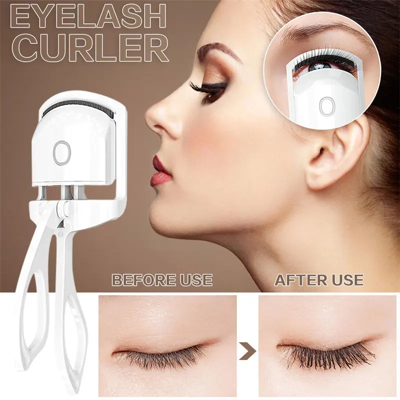 Heated Eyelash Curler Electric Temperature Control Mini Portable Charging