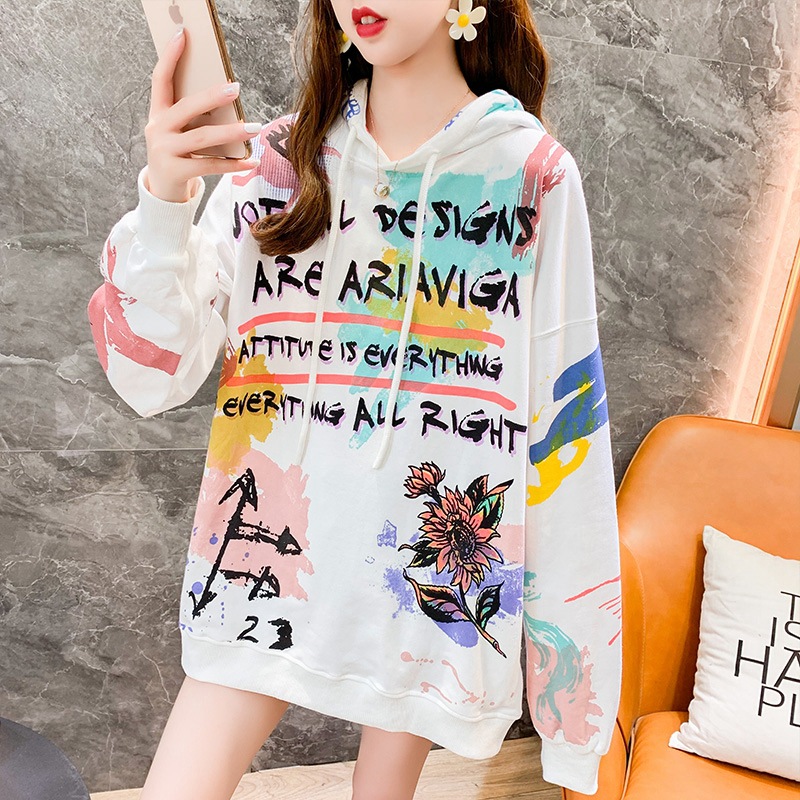 Title 4, Personalized Fashion Cartoon Graffiti Sweater