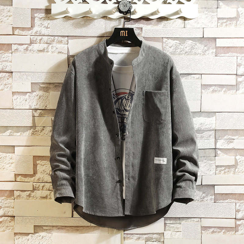 Title 7, Corduroy Shirt Long Sleeve Jacket Casual