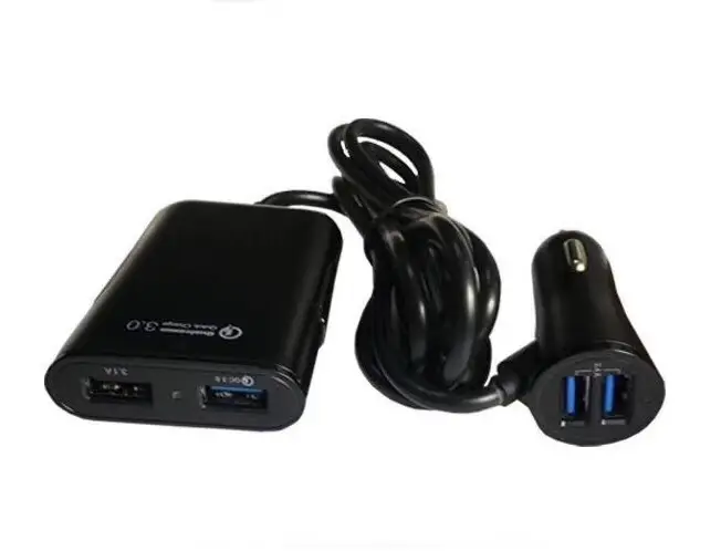 Multi-port Car Rear Seat With Wire Fast Charging