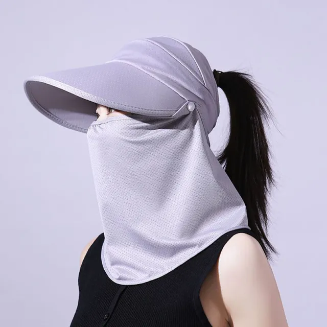 Face Covering Veil Cycling Electric Bicycle Outdoor Grey - Shop at LoveMi