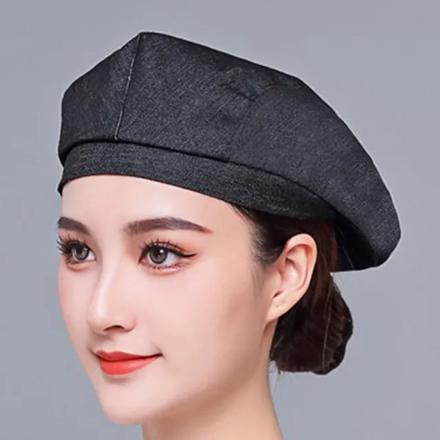 Kitchen Cowboy Breathable Beret Work Female Black - Shop at LoveMi