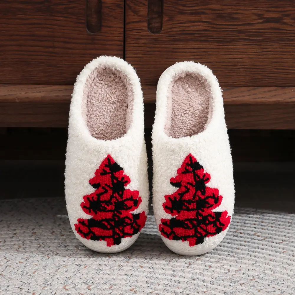 Christmas Tree Home Slippers Fashion Non-slip Floor Bedroom Slipper