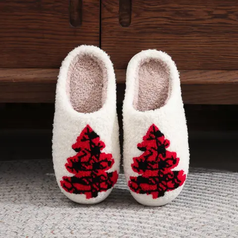 Christmas Tree Home Slippers Fashion Non-slip Floor Bedroom Slipper