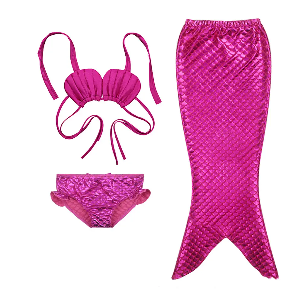 Children's Bikini Swimsuit Three-piece Split Mermaid Swimsuit