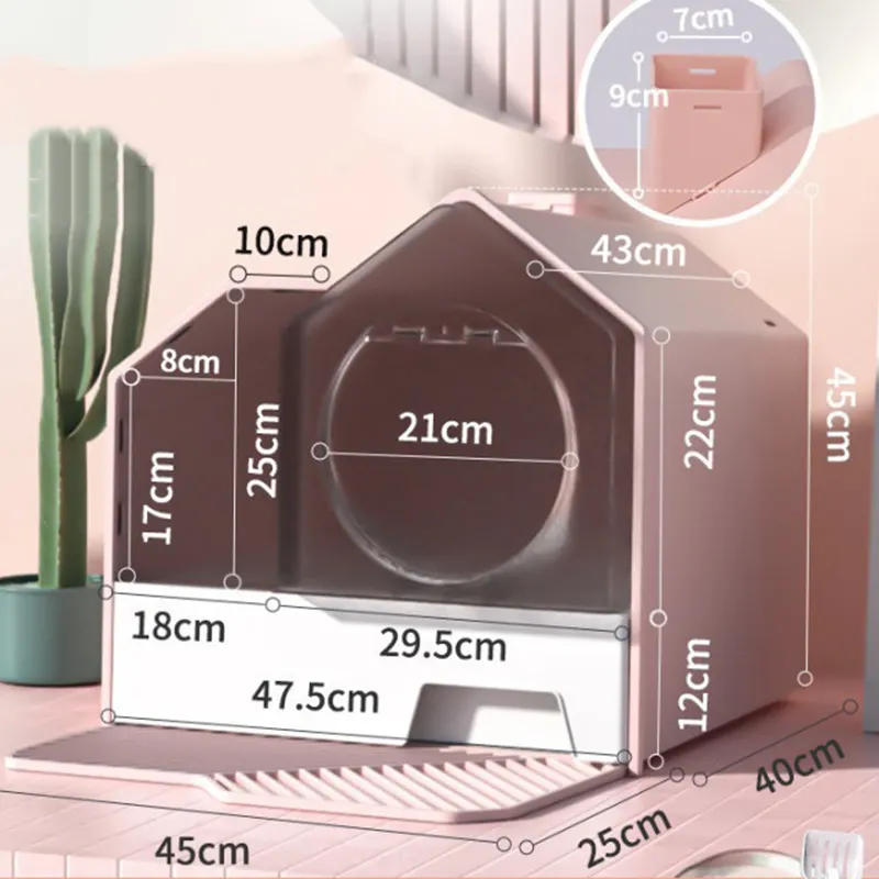 Fully Enclosed Household Anti-splash Drawer Type Odor-proof