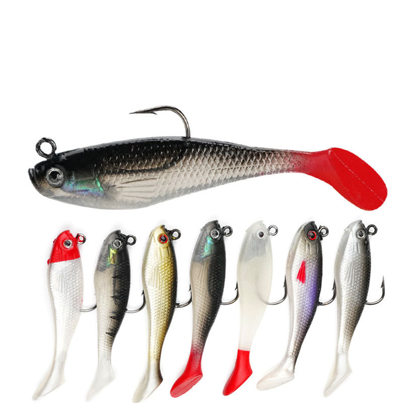 Title 4, Luminous Simulation Color Soft Bait with Silica...