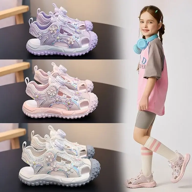 2026 Summer New Girls Closed-Toe Sandals, Kids