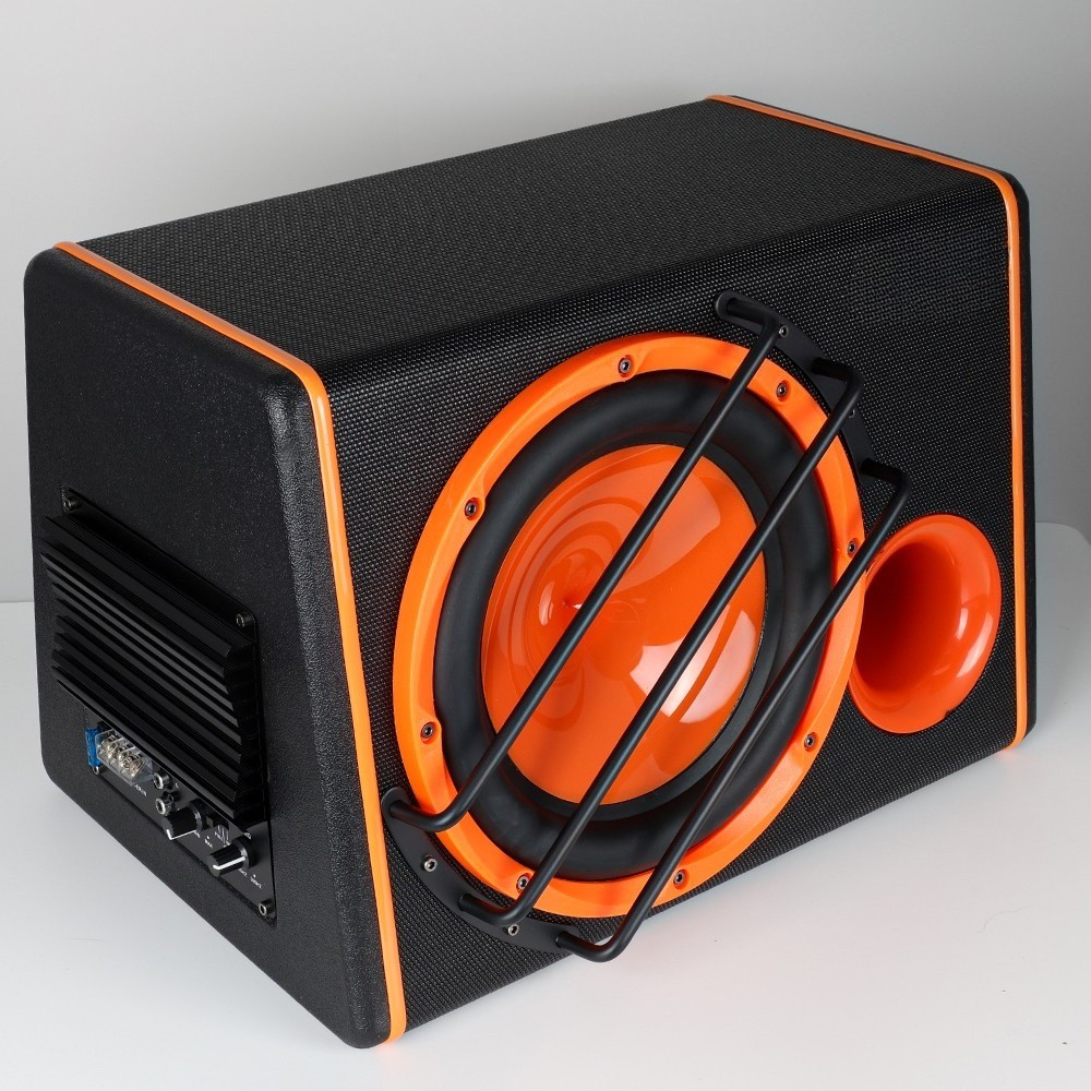 1 000W 10 Inch Bass Box Car Audio Sub Woofer AMP Active