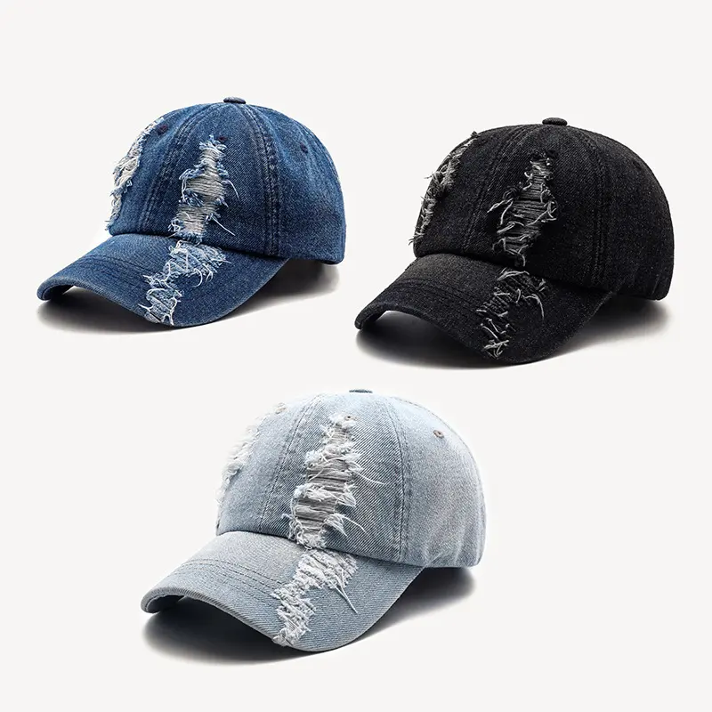 Men's Washed and Worn Cowboy Baseball Caps