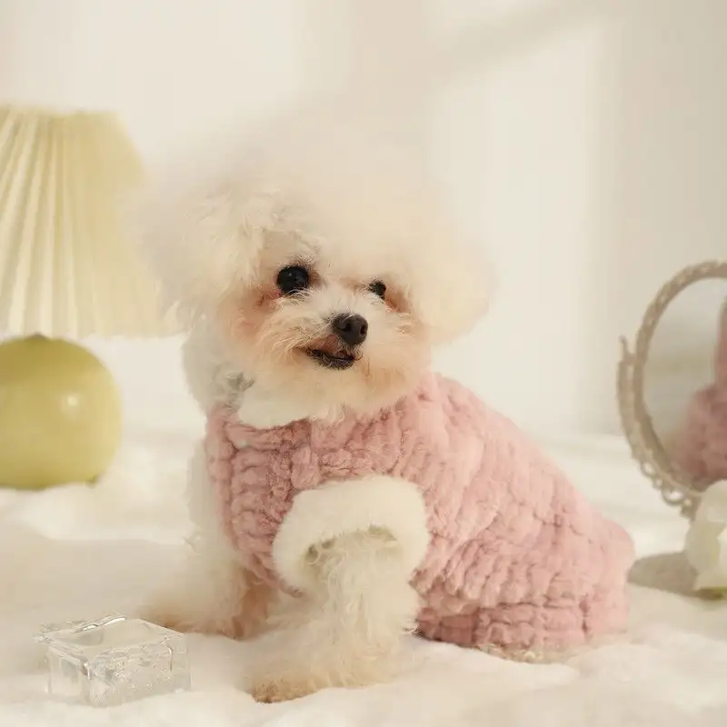 Cat Dog Pet Warm Plush Vest