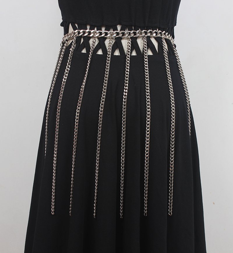 Title 3, Super Flash Chain Tassel Waist Chain Belly Danc...