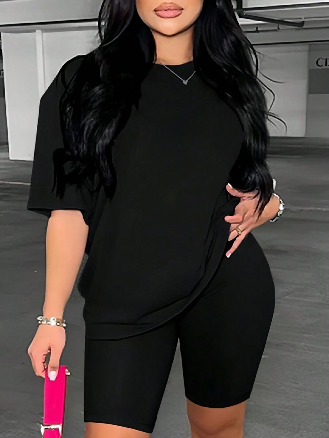 Printed Drop Shoulder T-Shirt Graphic Tees Women Tops