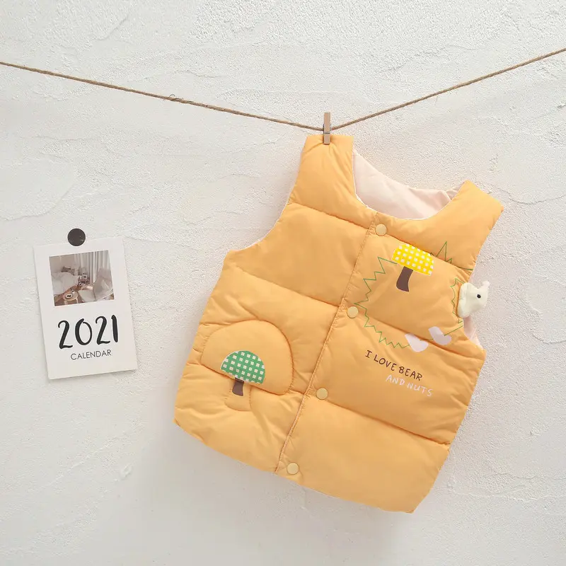 Children's Down Cotton Vest Men's and Women's Clothing Infant