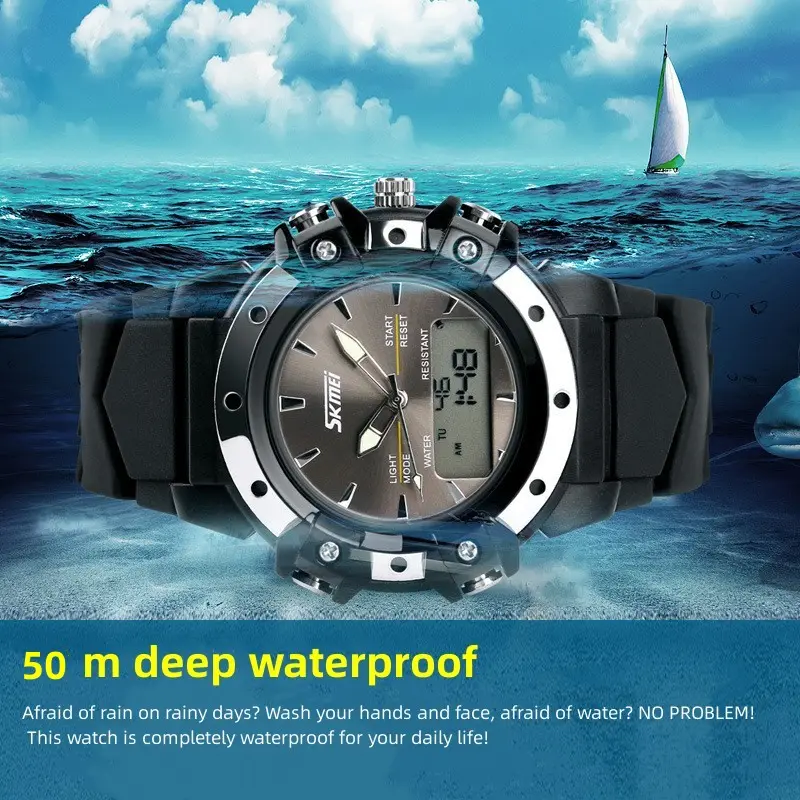 Skmei New Men's Watch Fashion Sports Waterproof