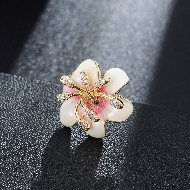 Copper Mosaic Flower Brooch, picture 3 of 4