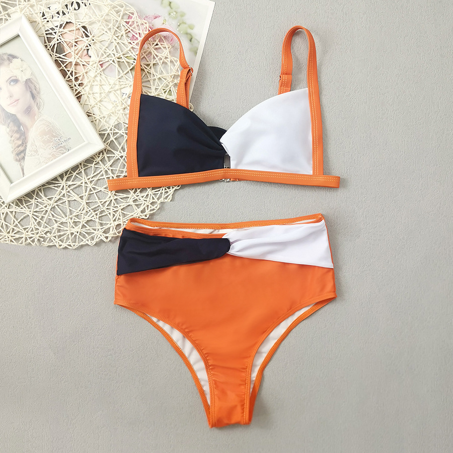 Title 7, Womens Sexy High Waist Contrast Bikini, design...