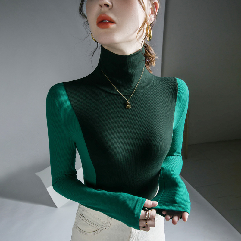 Foreign-style Top-up Turtleneck Bottoming Shirt