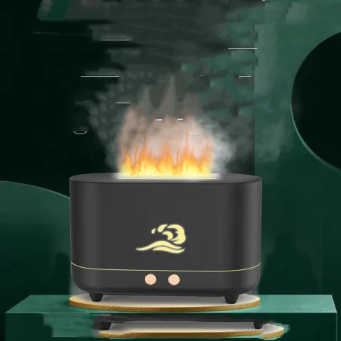 Household Simulated Flame Humidifier for Bedroom