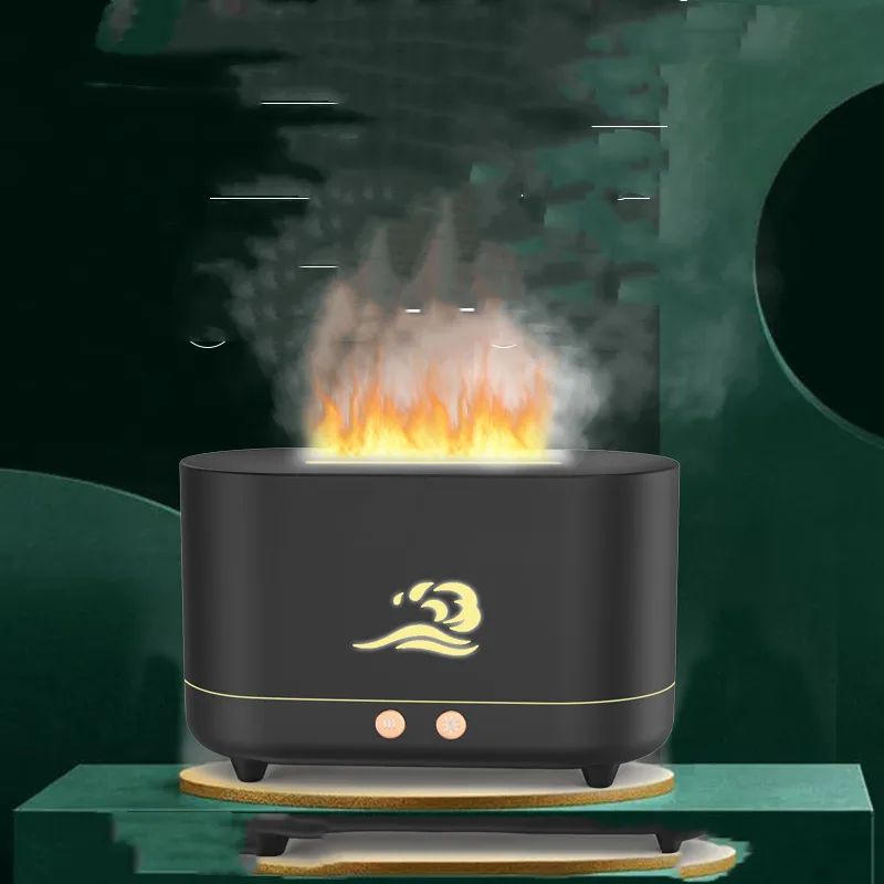 Household Simulated Flame Humidifier for Bedroom