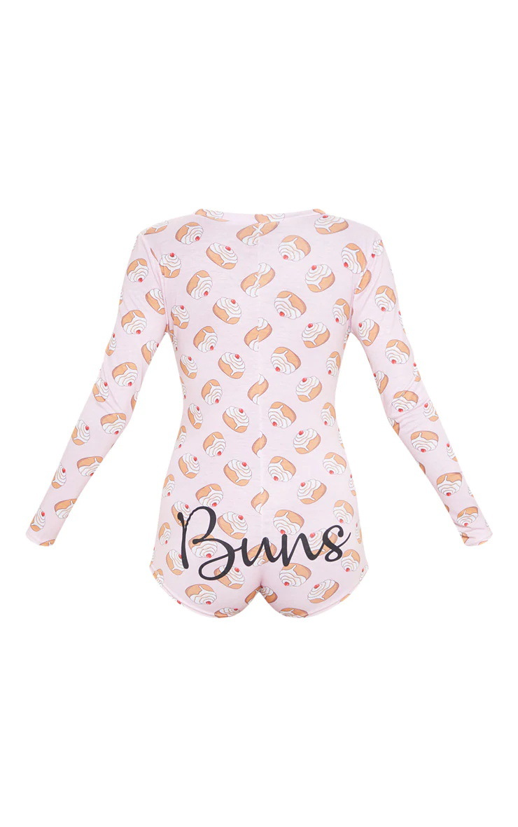 Women’s Digital Print Statement Long Sleeve Jumpsuit