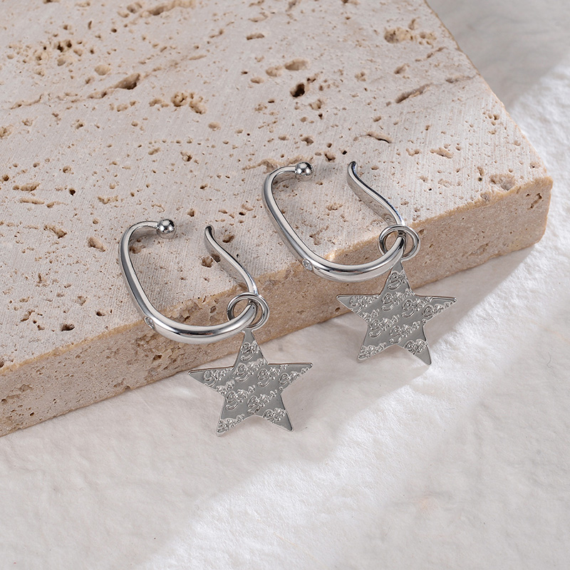 Fashion Metal Irregular Pop Earrings