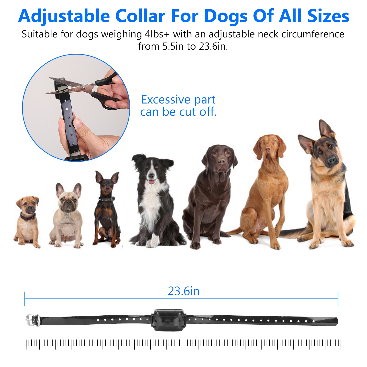 1Set Wireless Electric Dog Fence Pet Shock Boundary Containment System Electric Training Collar For Small Medium Large Dogs — foto 11