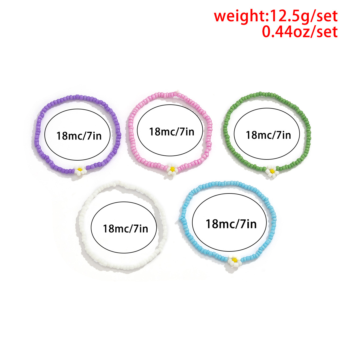 Geometric European And American Flower Rice Bead Hand Jewelry