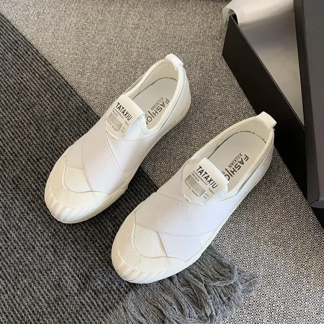 Feizhi Women's Shoes Shell Toe Small White Shoes Sneakers Sneakers White - Shop at LoveMi