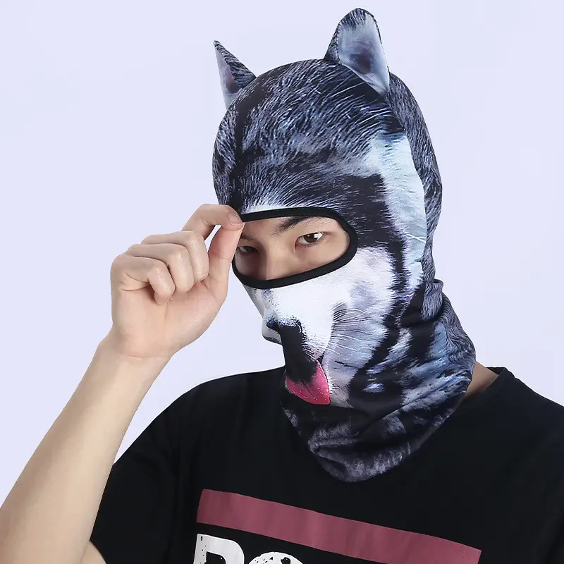 3d Printing Animal Head Cover Outdoor Sun