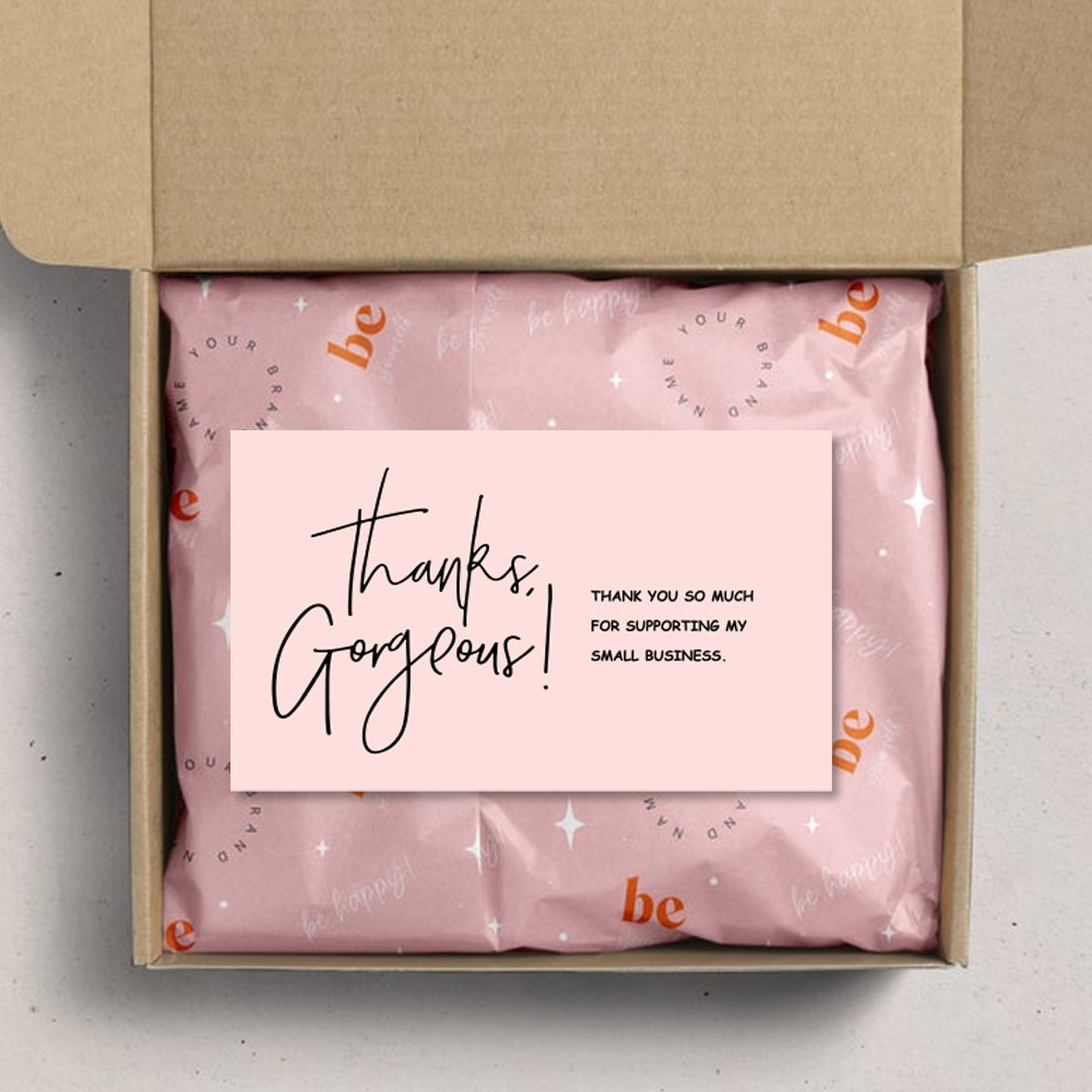 Thank You Card Coated Paper Card 4