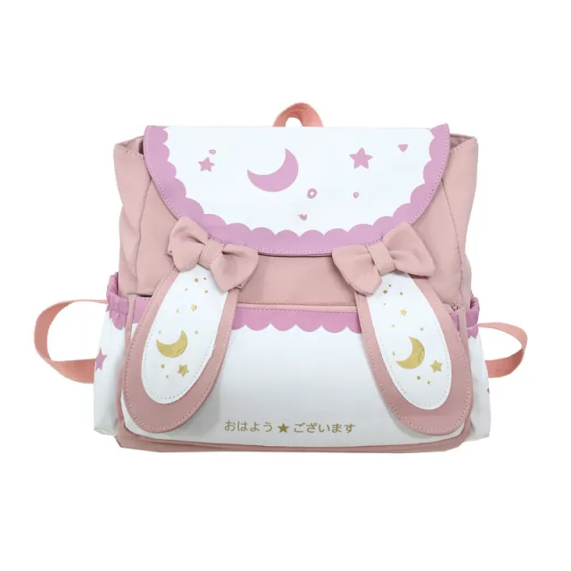 Summer Female Nylon Shoulder Bag Sweet Rabbit Crossbody Bags Pink - Shop at LoveMi