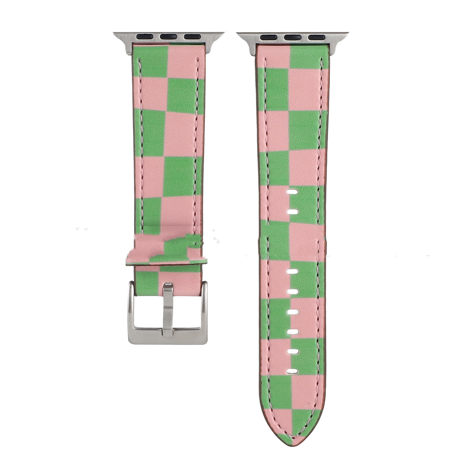 Light Pink Green Plaid