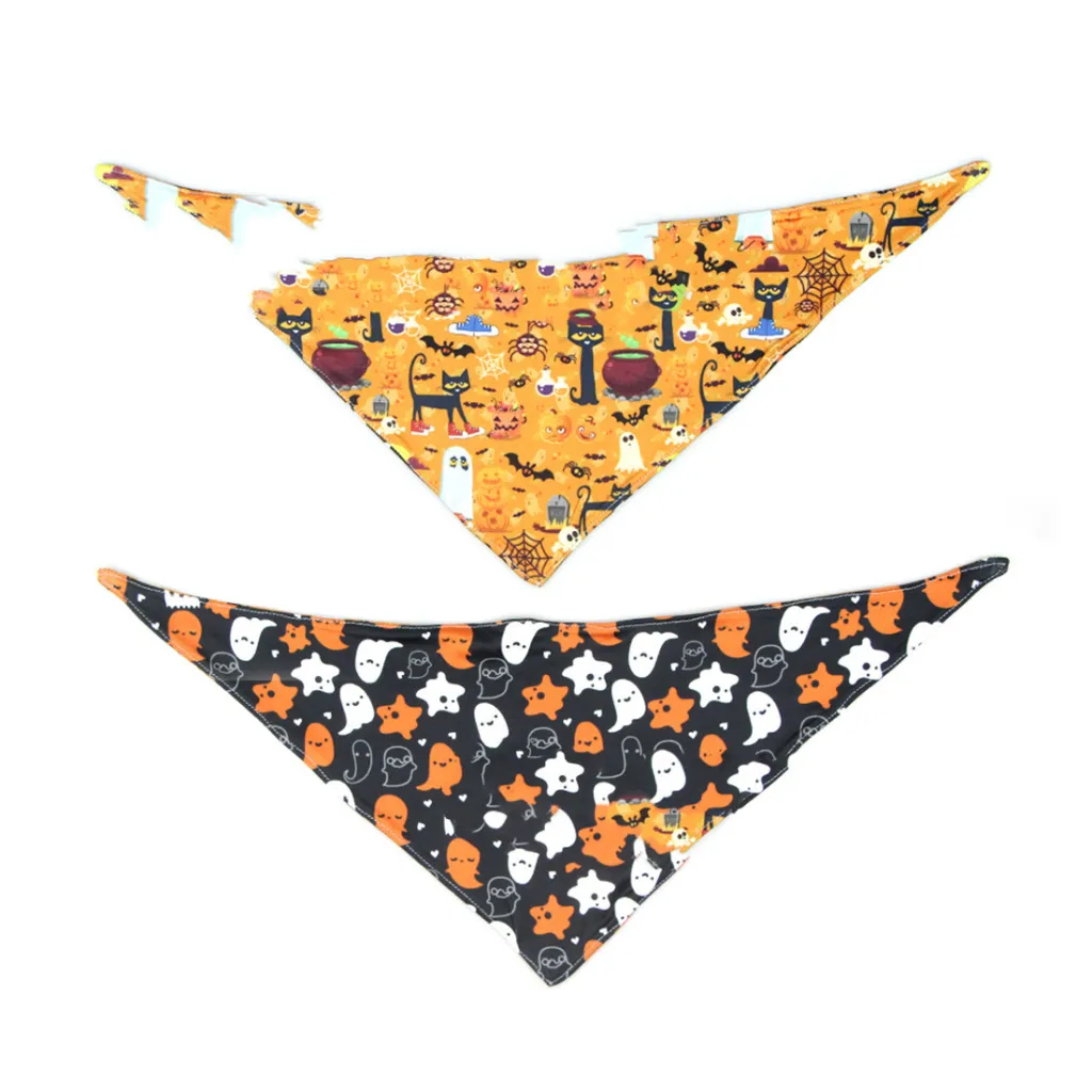 Halloween Double-sided Saliva Towel Pet Accessories - Spider Or Ghost