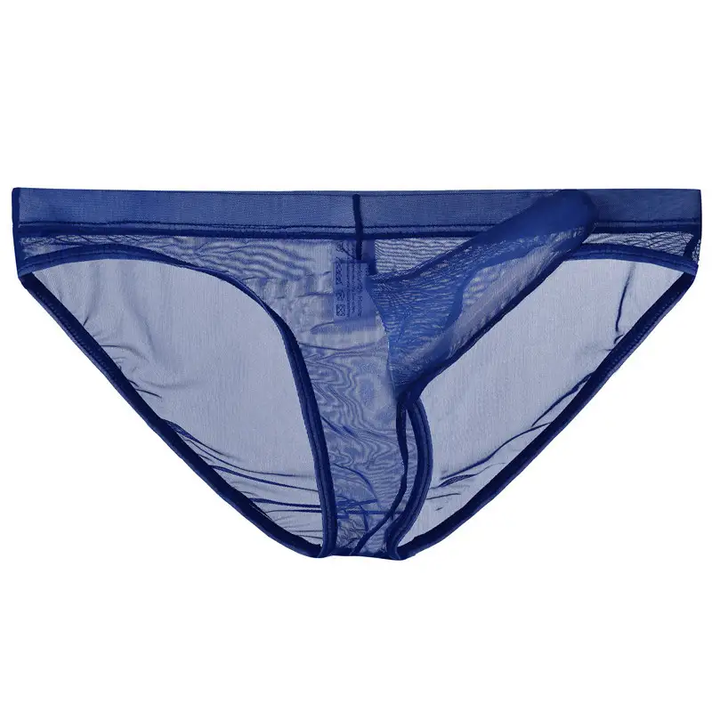 Mesh Thin Section Bullet Separation Sexy Pouch Briefs Men