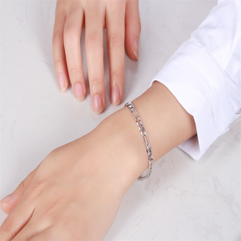 Title 4, Dames Sterling Zilveren Armband Een elegant sie...