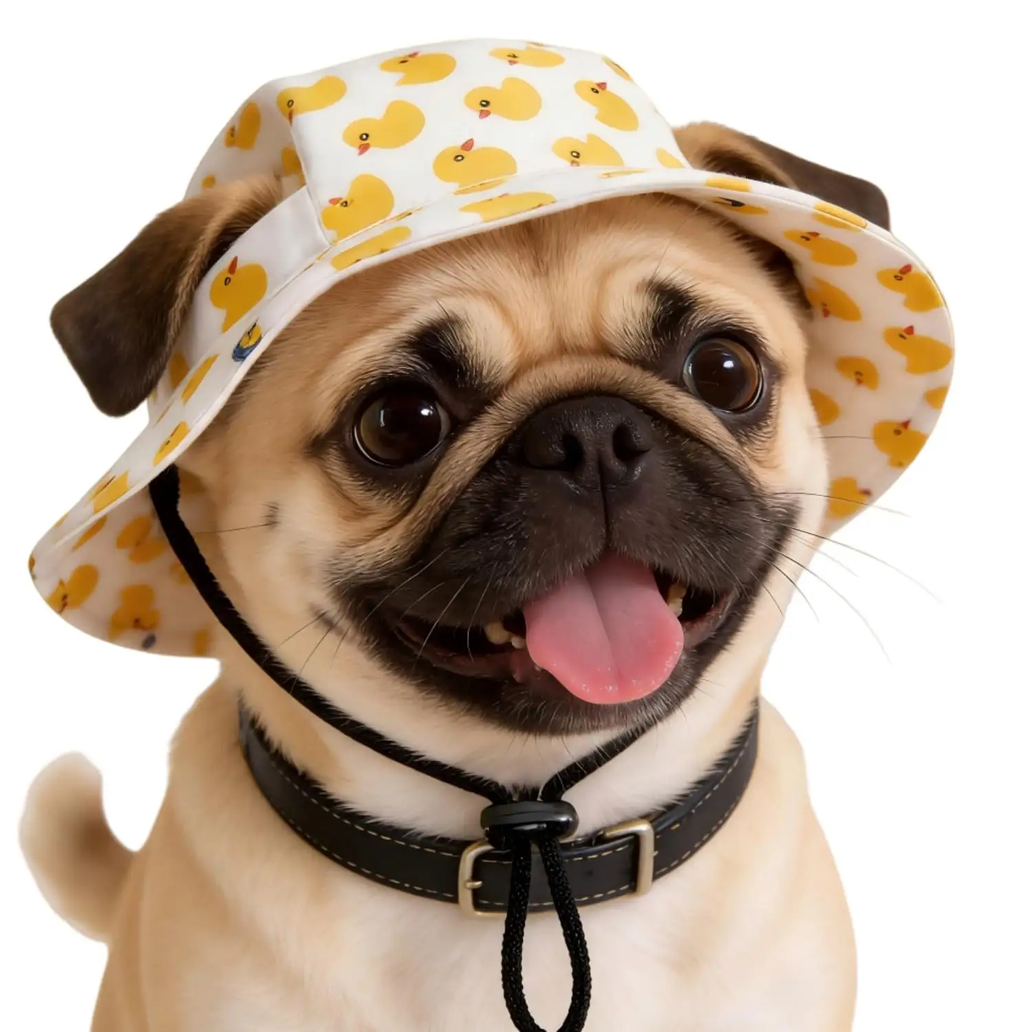Dog Bucket Hat With Ear Holes Adjustment