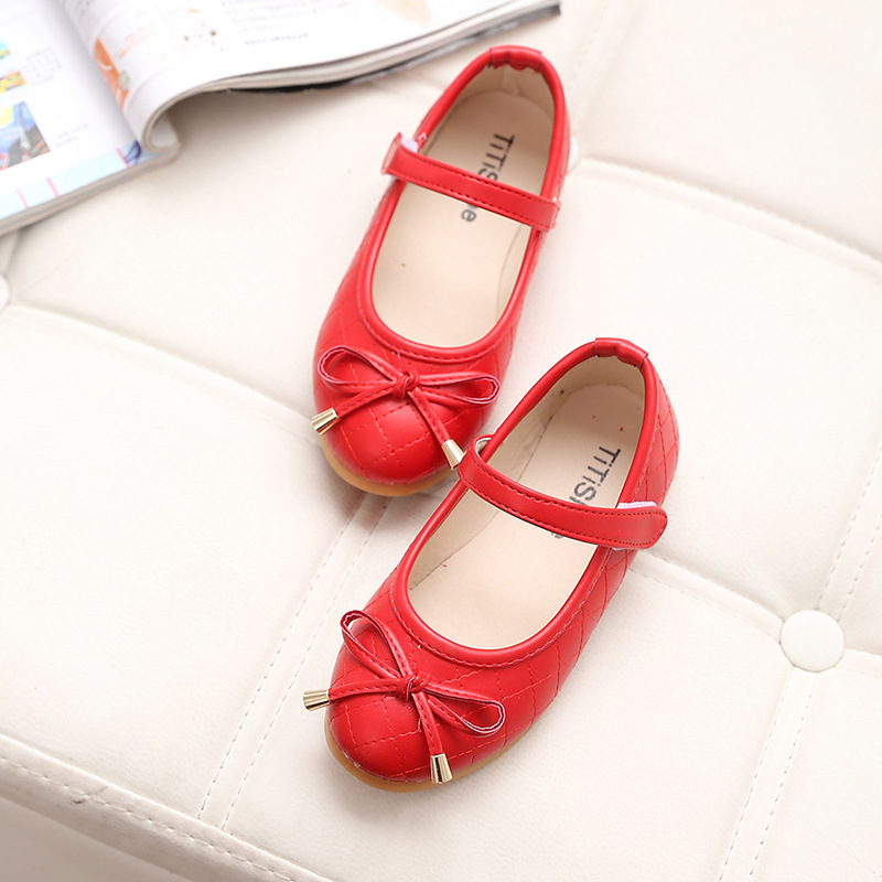Girls' Single Shoes Spring New Korean Style Princess Shoes