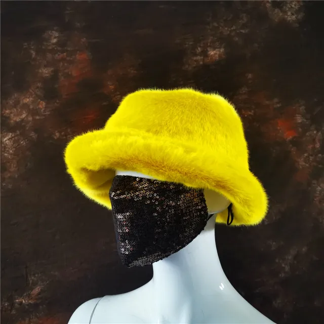 Fashion Casual Student Japanese Plush Hat Yellow - Shop at LoveMi