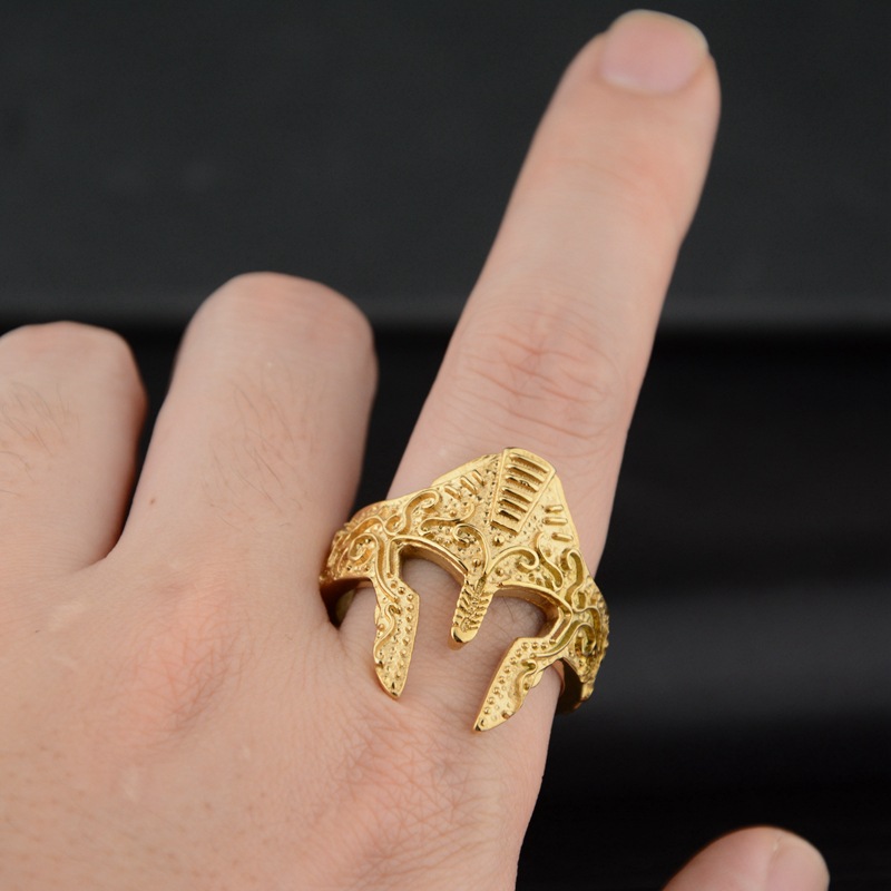 new-personality-warrior-mask-ring-fashion