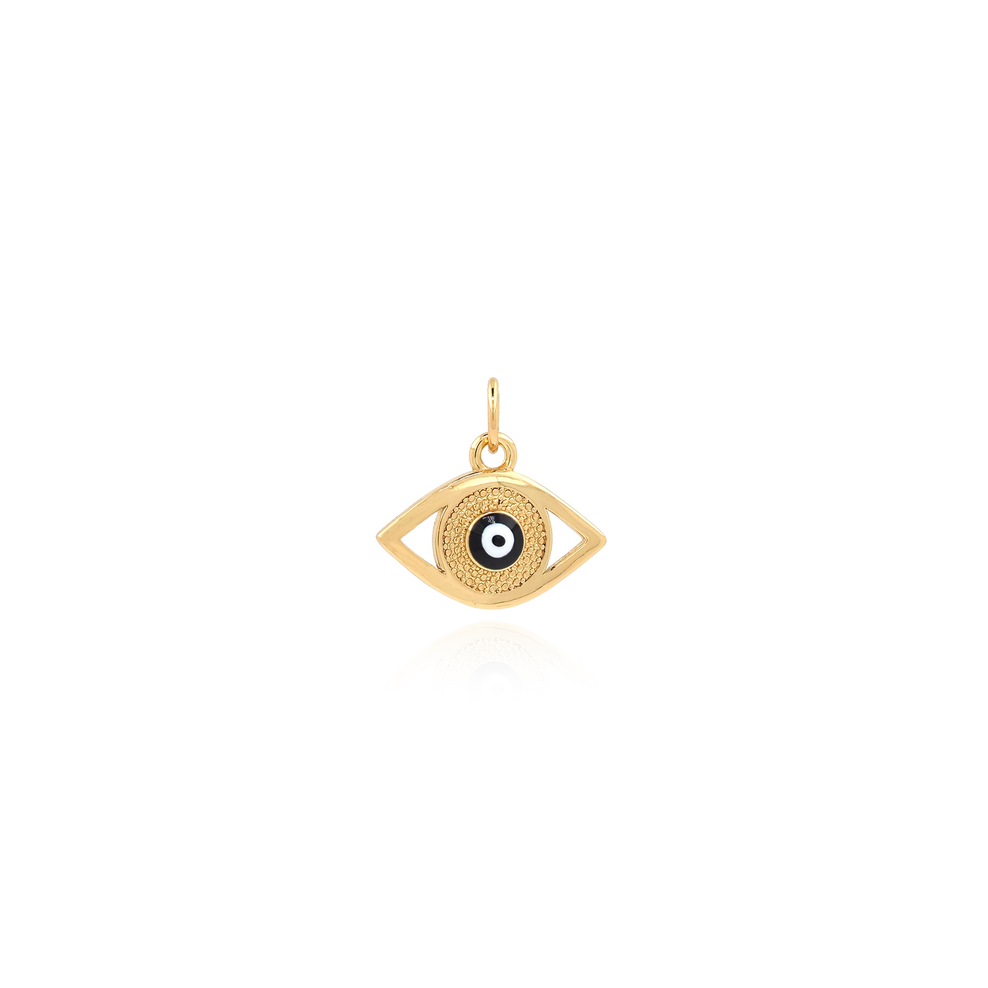 Title 4, 18K Copper Plated Oil Dropping Eye Pendant – A ...