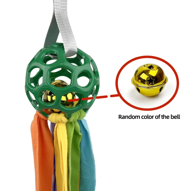 Interactive Toy Ball For Pets Hollow Ball With TPR Sound For Dogs And Cats Educational Bell Pet Toy Green - Shop at LoveMi