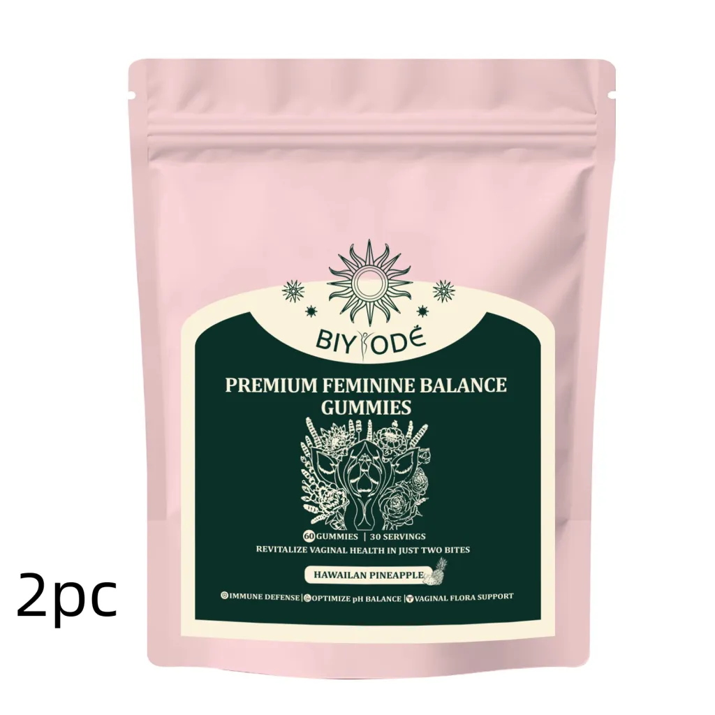 Factory Ready Stock Custom Vaginal Vitamin Healthy Vaginal Flora Feminine Balance Gummies For Digestive And Immune Enhancement - Original 2Pc