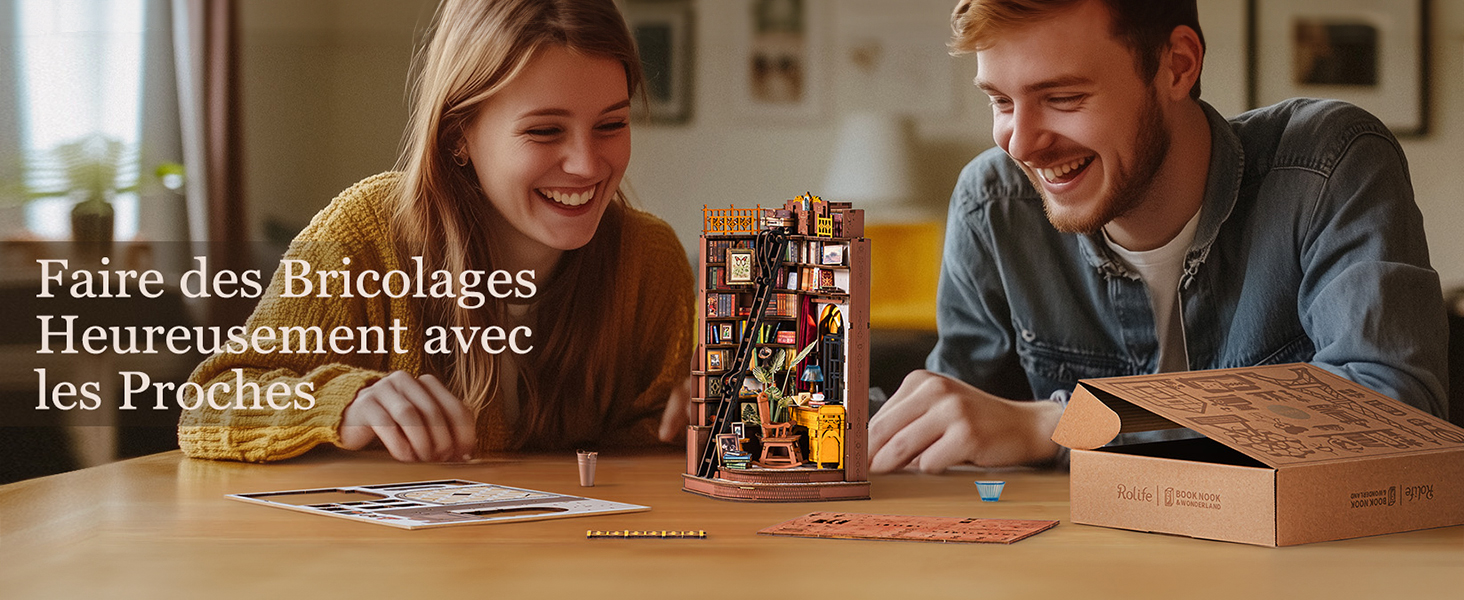 Title 7, Rolife DIY Book Nook Kit 3D Houten Miniatuur St...