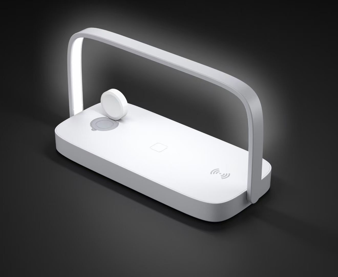 Three-in-one Mobile Phone Wireless Charger Small Night Lamp - Image 3