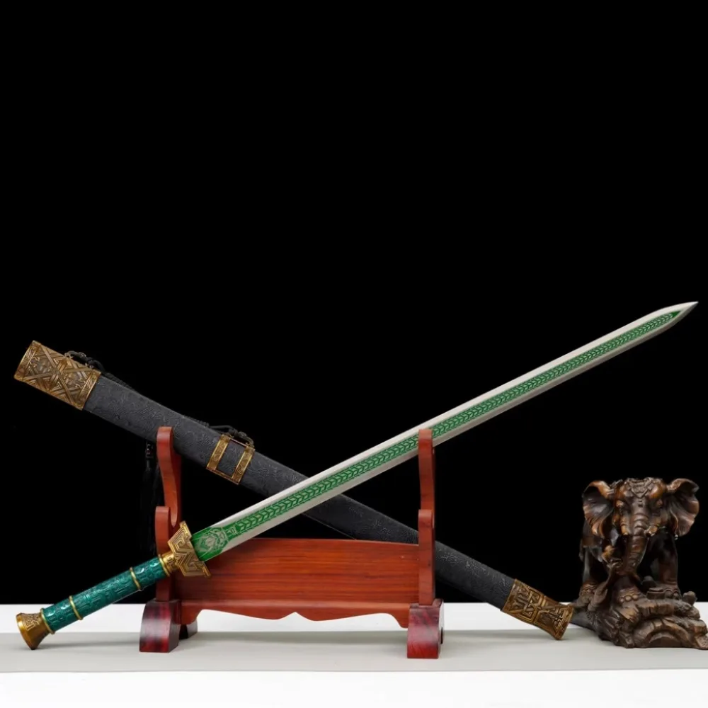 Tang-Style Sword Long-Style Blade Self-Defense Cold Weapon Horizontal Saber