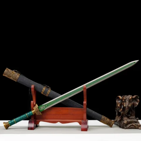 Tang-Style Sword Long-Style Blade Self-Defense Cold Weapon Horizontal Saber