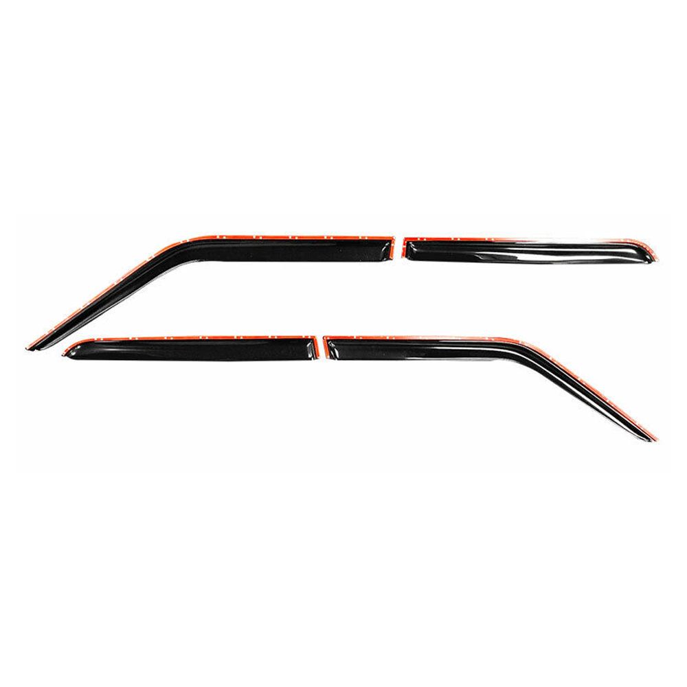 For 07-17 Patriot 07-18 J Eep Patriot Window Visors Rain Sun Guard Vent 4Pc Set 6