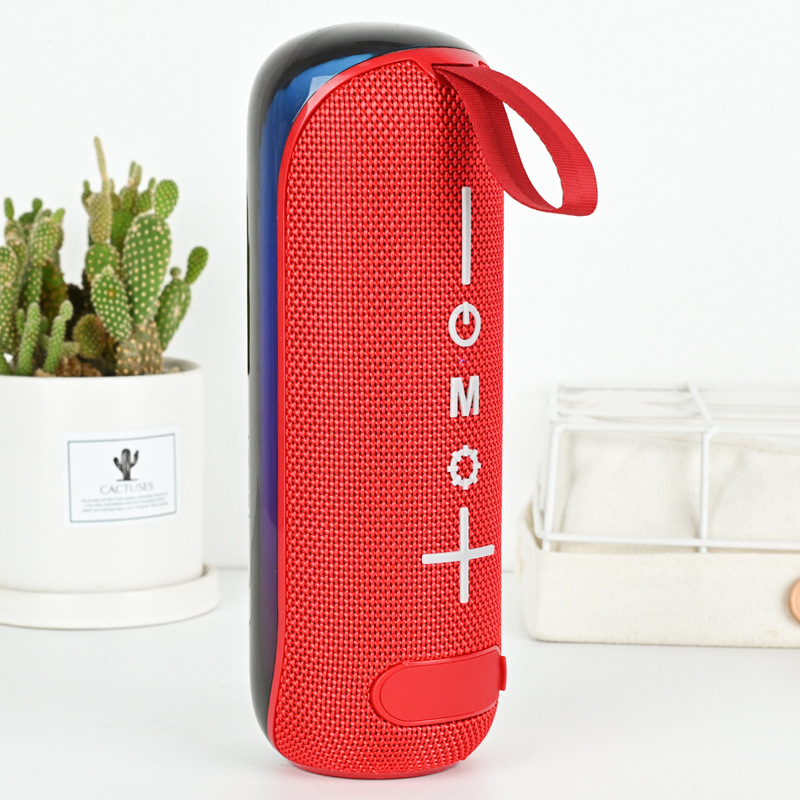 KP-558 Best-Selling Portable Bluetooth Speaker Outdoor Handheld Design With Lanyard RGB Dynamic Lighting And TF Card Support 4